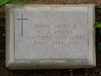 Struma Military Cemetery - Sproul, William Jardine